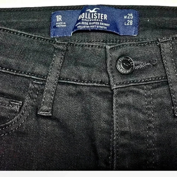 Hollister jeans, black, size 25 - Picture 4 of 9